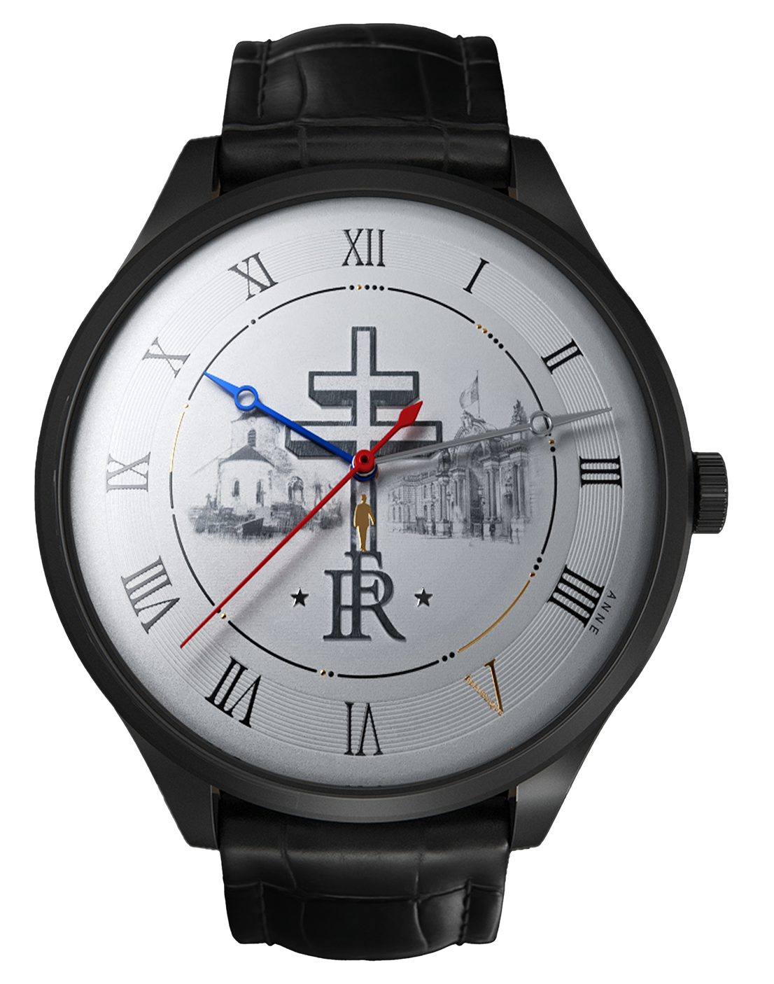 希少 CHARLES DE GAULLE パッチ FACE_-CDG---Cuir-noir.png?v=