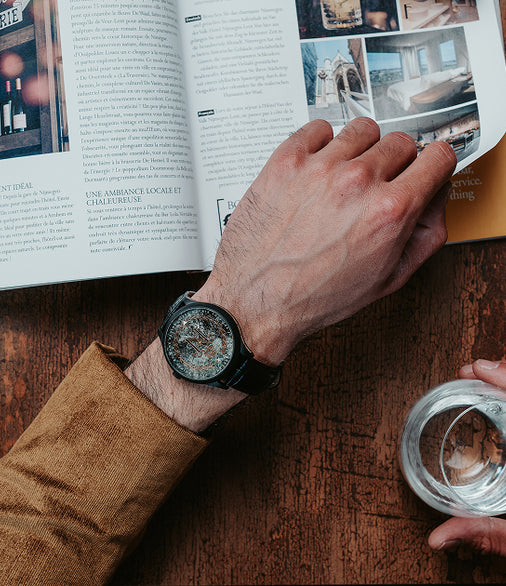 A granite base to affix the letters of imperial nobility