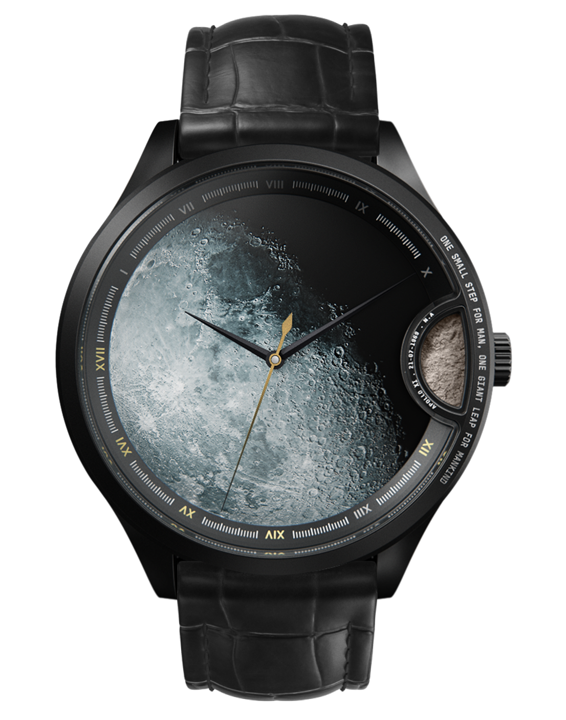 Montre LUNAR 1,622 Pioneer : Poussière Lunaire Authentique