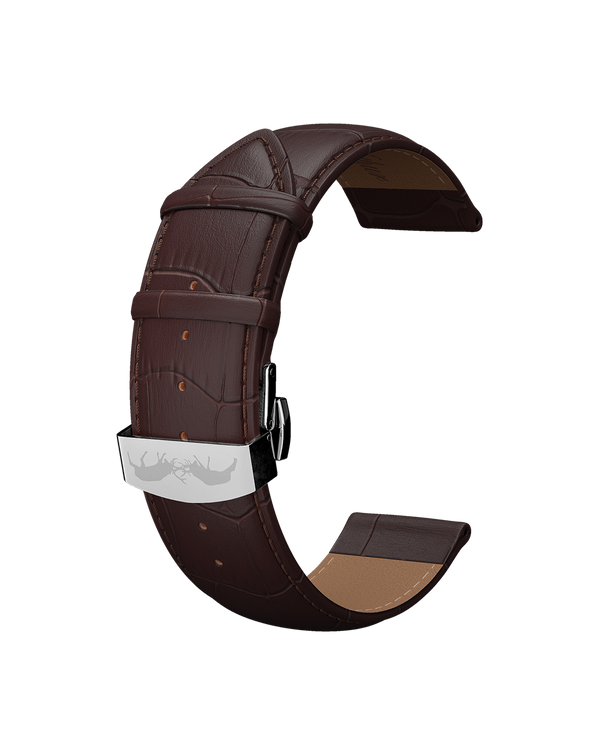 Blue Leather Strap 18mm