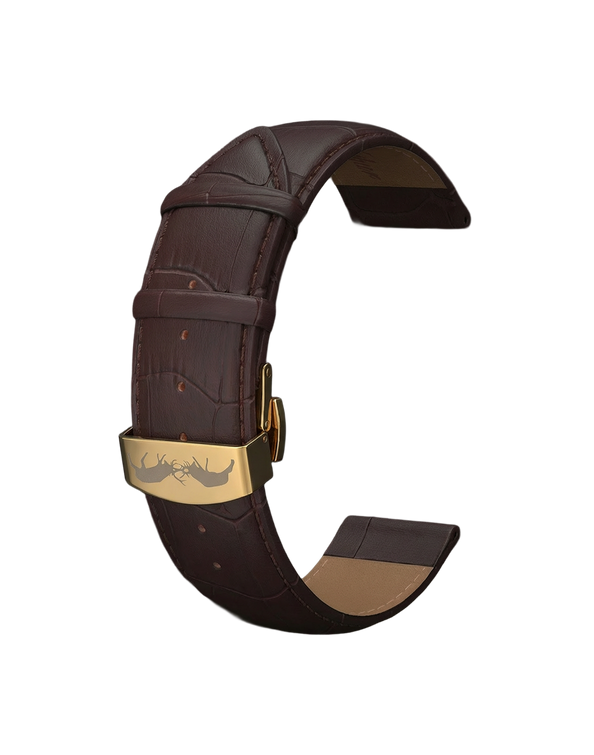 Bracelet Cuir Marron 20mm