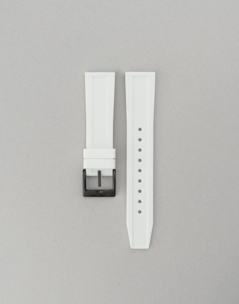 White rubber strap