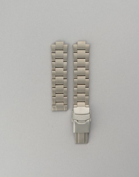 C&M silver titanium strap