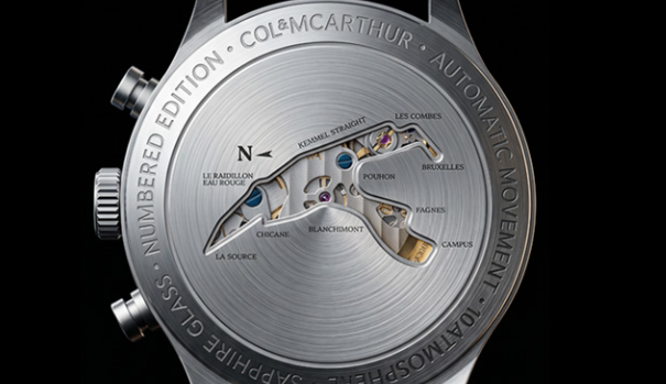 <p>Une montre made-in Belgique avec un bout de Spa Francorchamps</p>