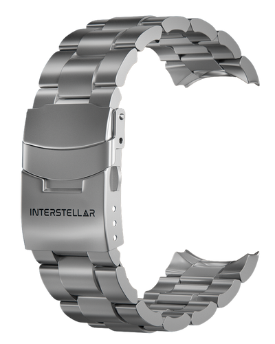 Interstellar Silver Titanium Bracelet