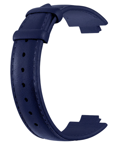 Blauwe leren armband Hallyday2017