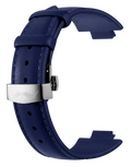 LEDER BLAU