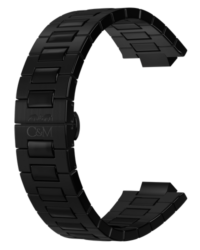 Zwarte stalen armband Hallyday2017