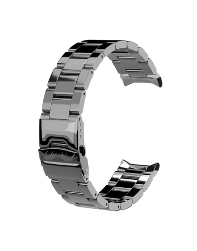 C&amp;M satijnen zilveren stalen armband