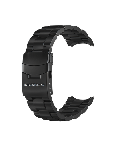 Interstellaire zwarte stalen armband