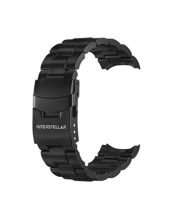 Bracelet Acier Noir Interstellar
