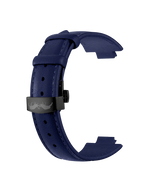 Blauwe leren armband Hallyday2017