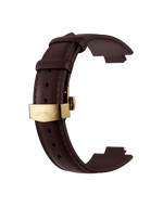 Bruine leren armband Hallyday2017