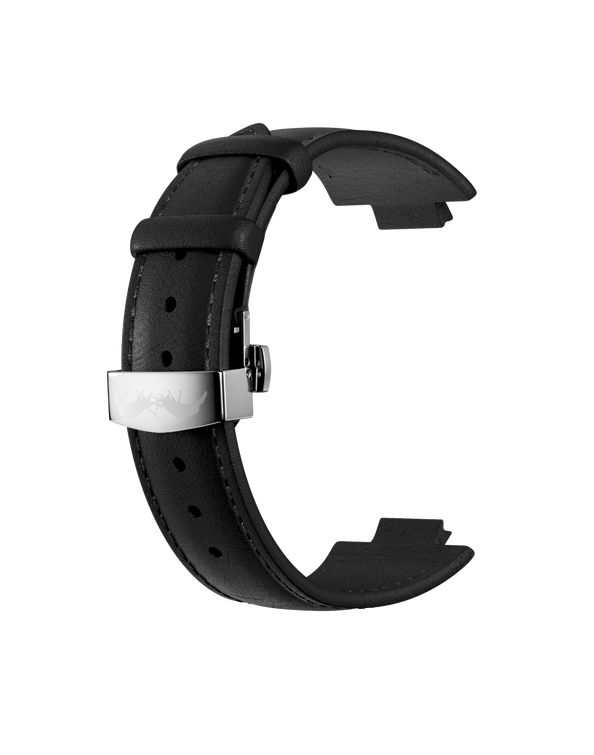 Bracelet Cuir Noir Hallyday2017