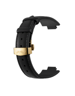 Black Leather Bracelet Hallyday2017