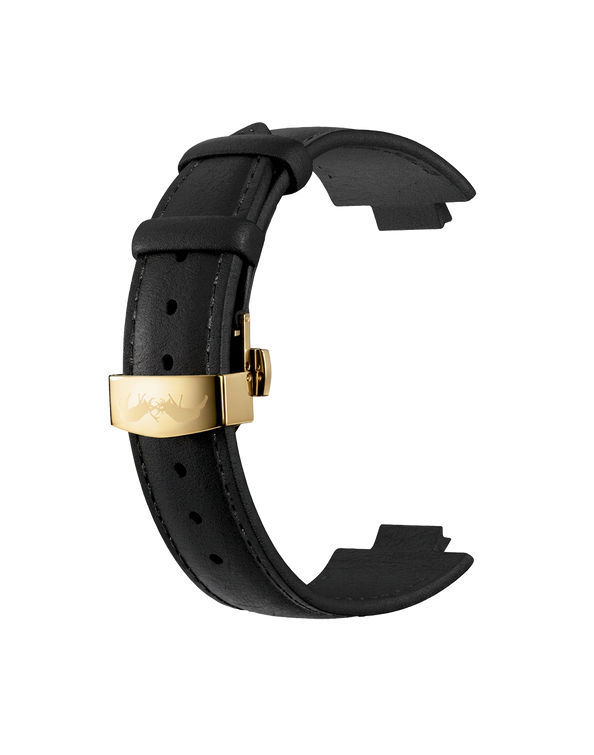 Bracelet Cuir Noir Hallyday2017