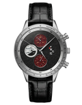 Schwarzes Leder