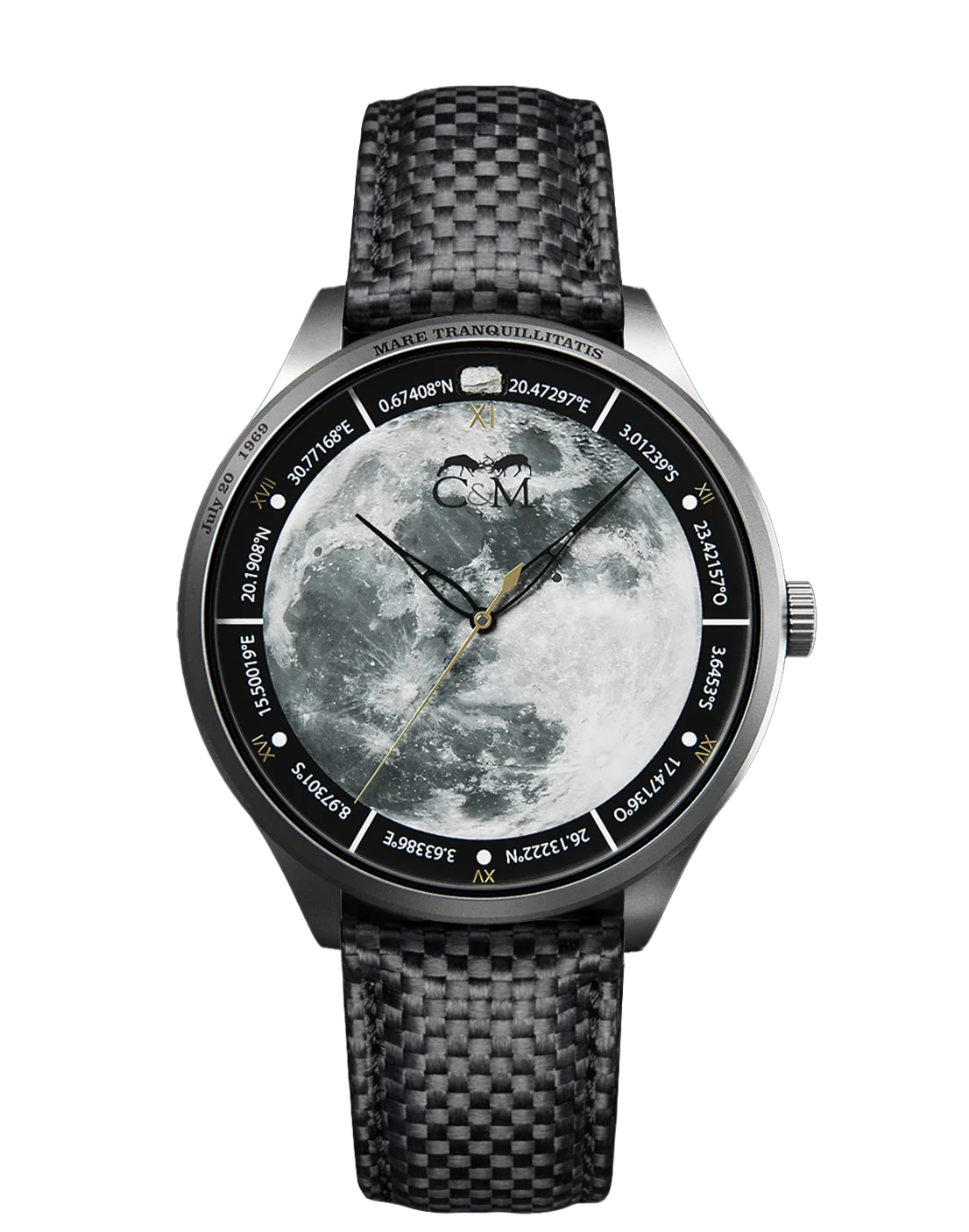 ムーン Lunar 1969 Quartz Watch: Tribute to Apollo 11 | Col&McArthur