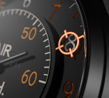 A replica of the speedometer from a Spitfire