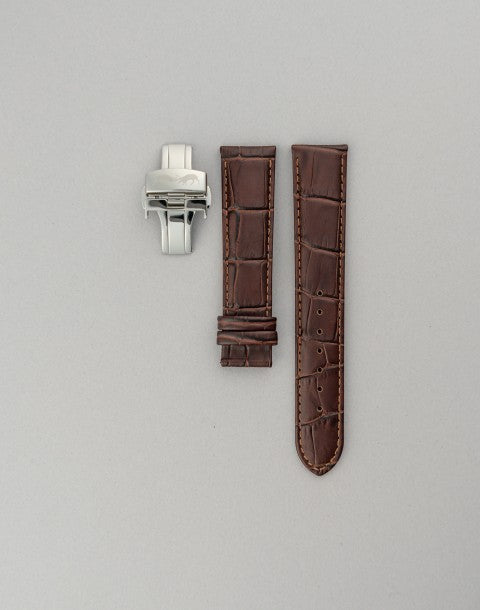 Bracelet Cuir Marron 22mm