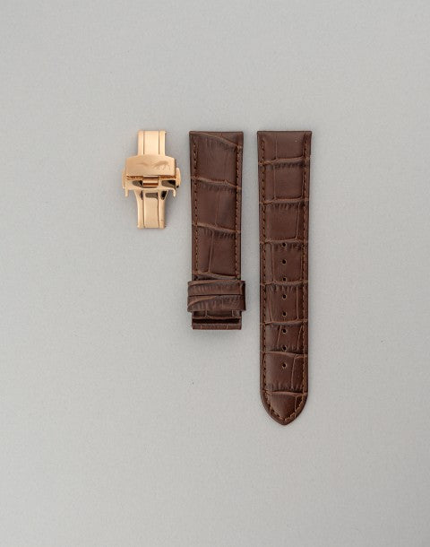 Bracelet Cuir Marron 22mm