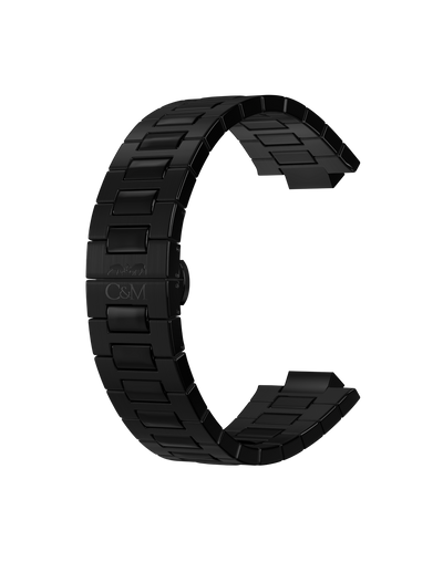 Zwarte stalen armband Hallyday2017