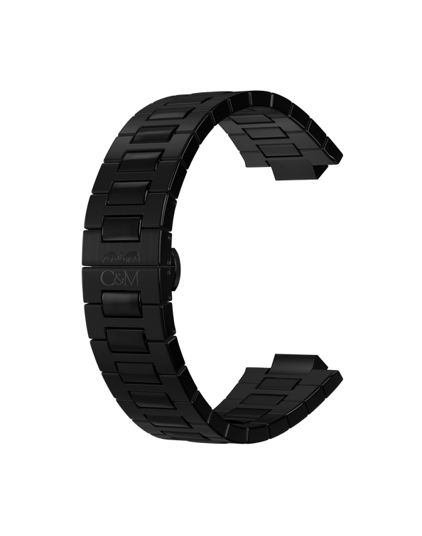 Black Steel Bracelet Hallyday2017