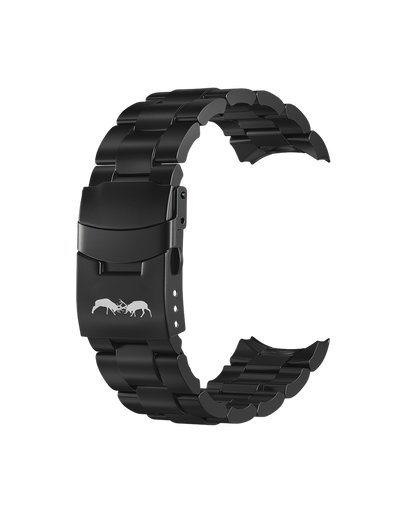 C&amp;M Zwarte Stalen Armband