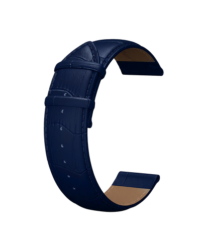 Bracelet Cuir Bleu 18mm