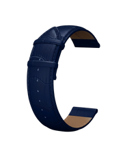 Bracelet Cuir Bleu 20mm
