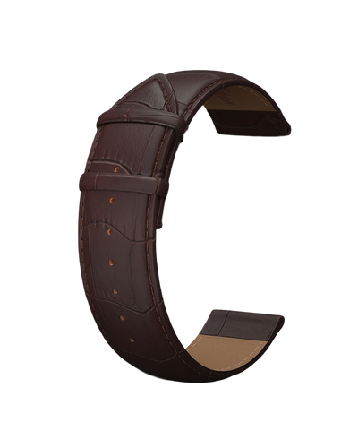 Blauwe leren band 20 mm