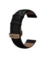 Bracelet Cuir Noir 20mm