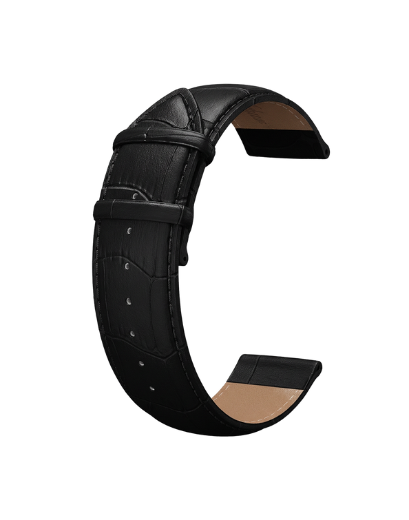 Blue Leather Strap 20mm