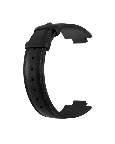 Black Leather Bracelet Hallyday2017