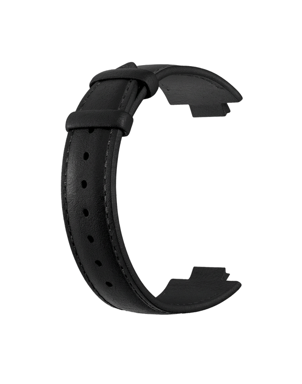 Black Leather Bracelet Hallyday2017