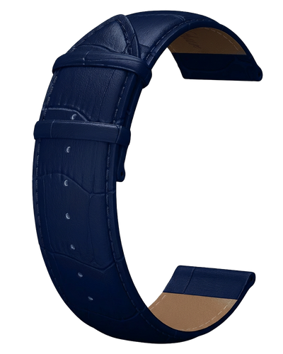 Blue Leather Strap 20mm