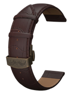 Bracelet Cuir Marron 20mm