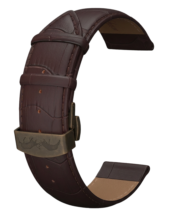 Bracelet Cuir Marron 20mm