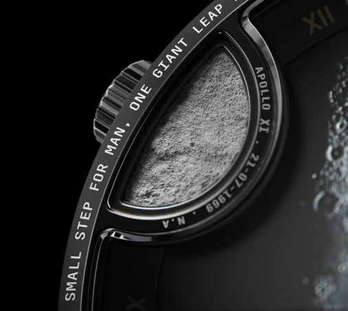 Powder from a celestial object on the wrist