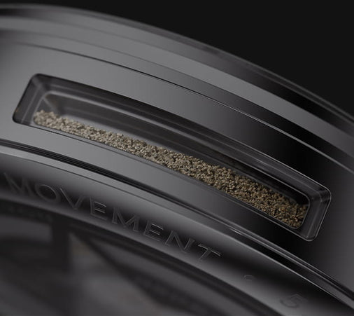 Encapsulated sand from Normandy beaches, with the permission of the Hermanville-sur-Mer Town Hall