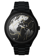 montre resilience 2020 vue de face quartz mouvement suisse bracelet acier hommage aux epreuves de la vie et a l art du kintsugi
