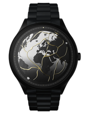 montre resilience 2020 vue de face quartz mouvement suisse bracelet acier hommage aux epreuves de la vie et a l art du kintsugi