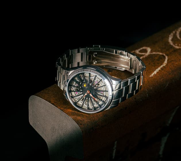 A case crafted from historic railway steel